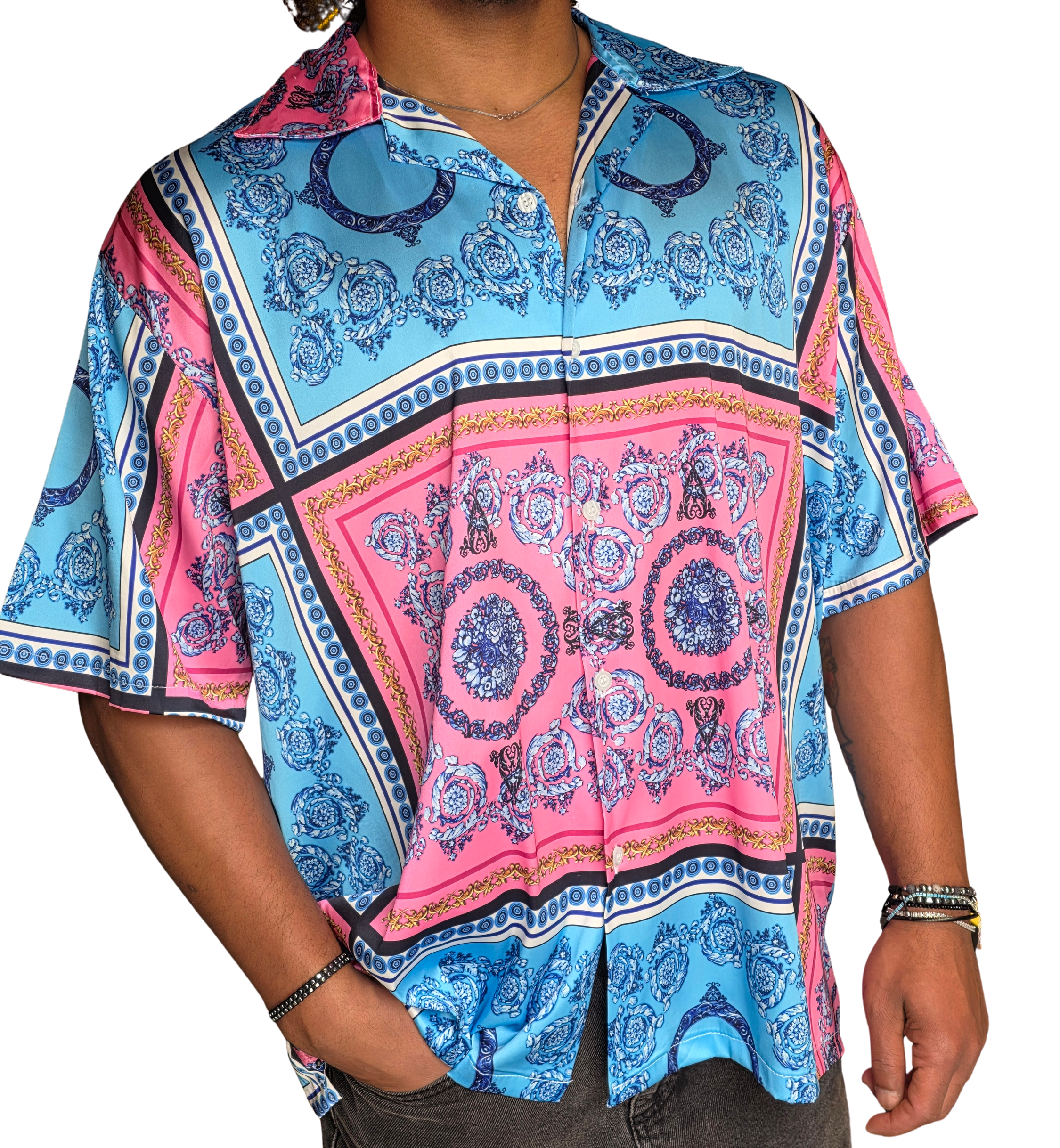 Baroque Satin Shirt