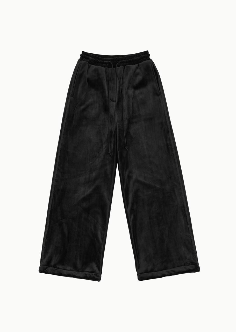 Black Suede Pants