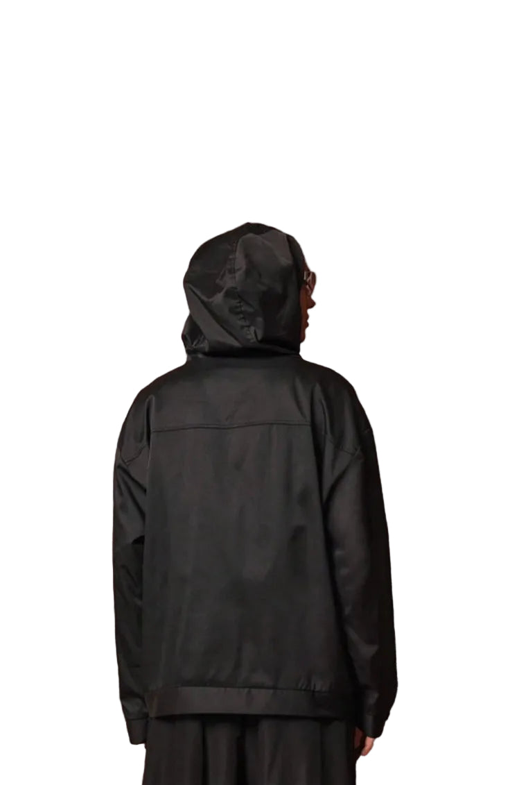 Hooded Button Up Jacket