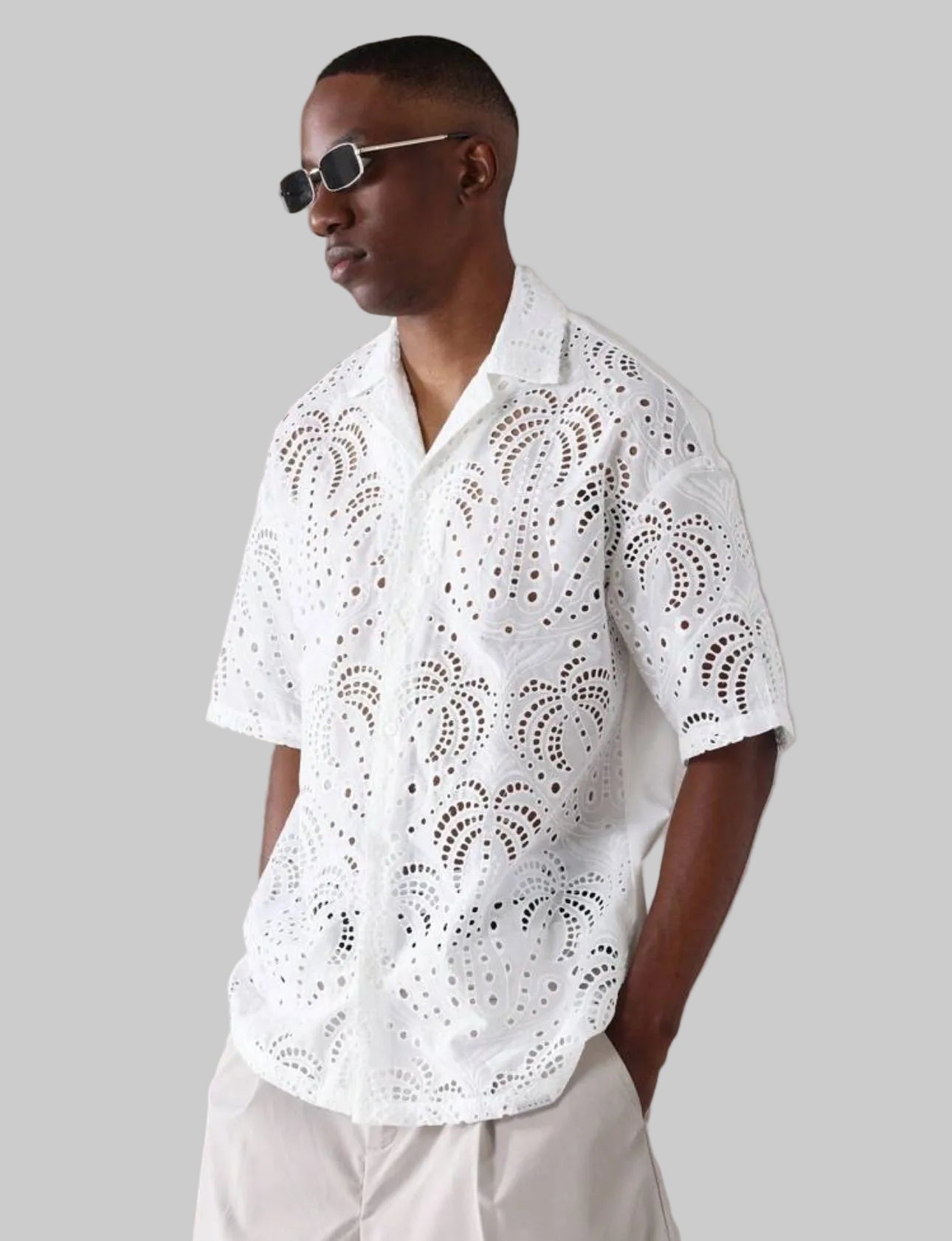 Palm Cutout Shirt