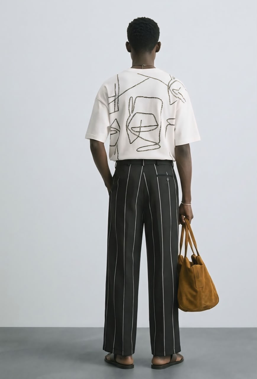 Pinstripe Summer Slacks