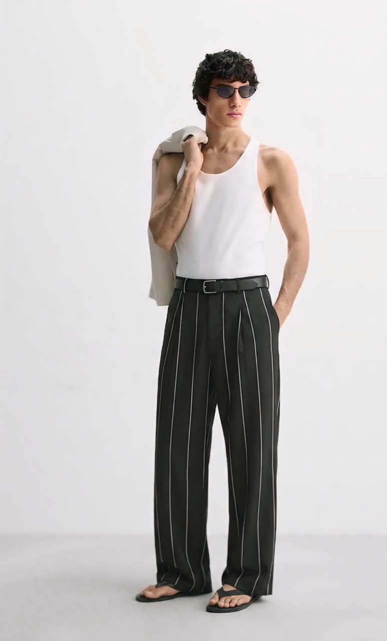 Pinstripe Summer Slacks
