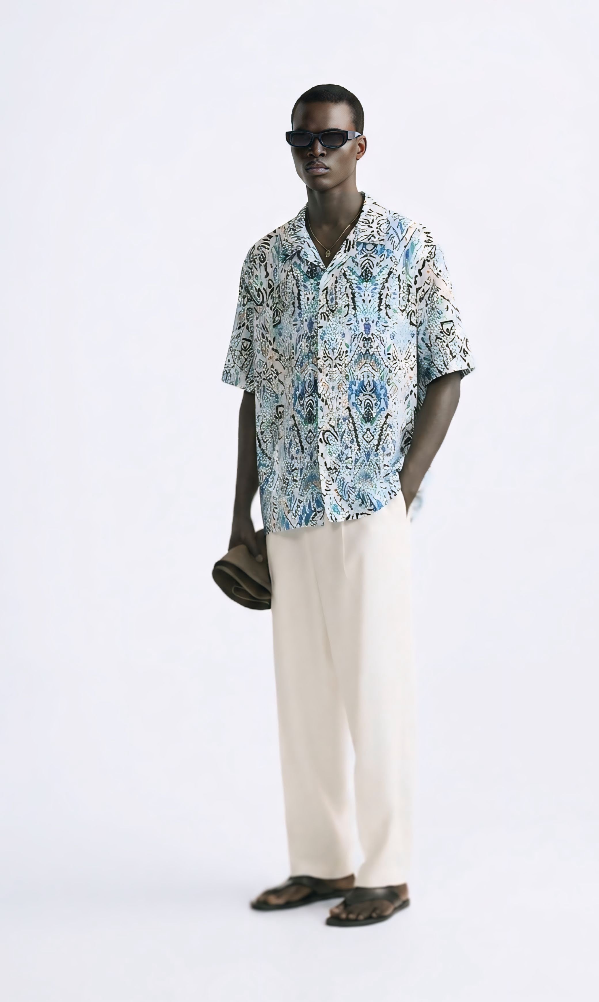 Blue Tribal Shirt